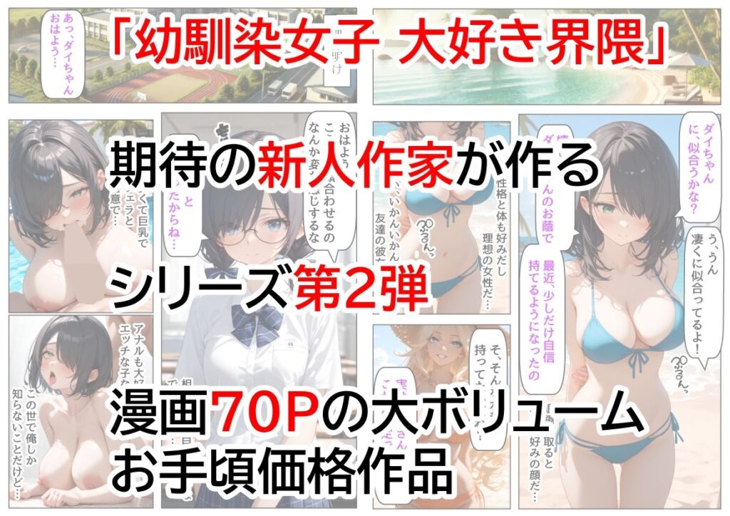 実は地味巨乳だった幼馴染と、無理やりセッ●スさせられる サンプル画像6 【【ハマダ商店】】