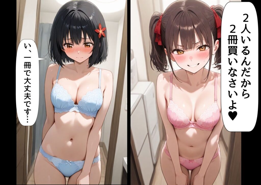 妹の親友、妹、俺の三人でAV鑑賞することに サンプル画像8 【【ハマダ商店】】