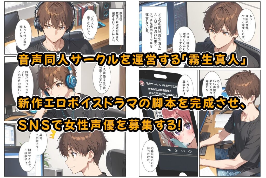 エロゲ声優志望の爆乳妹が兄の実演セックス指導でガチ恋する話。 サンプル画像1 【StudioSR（妹･人妻･巨乳推し）】