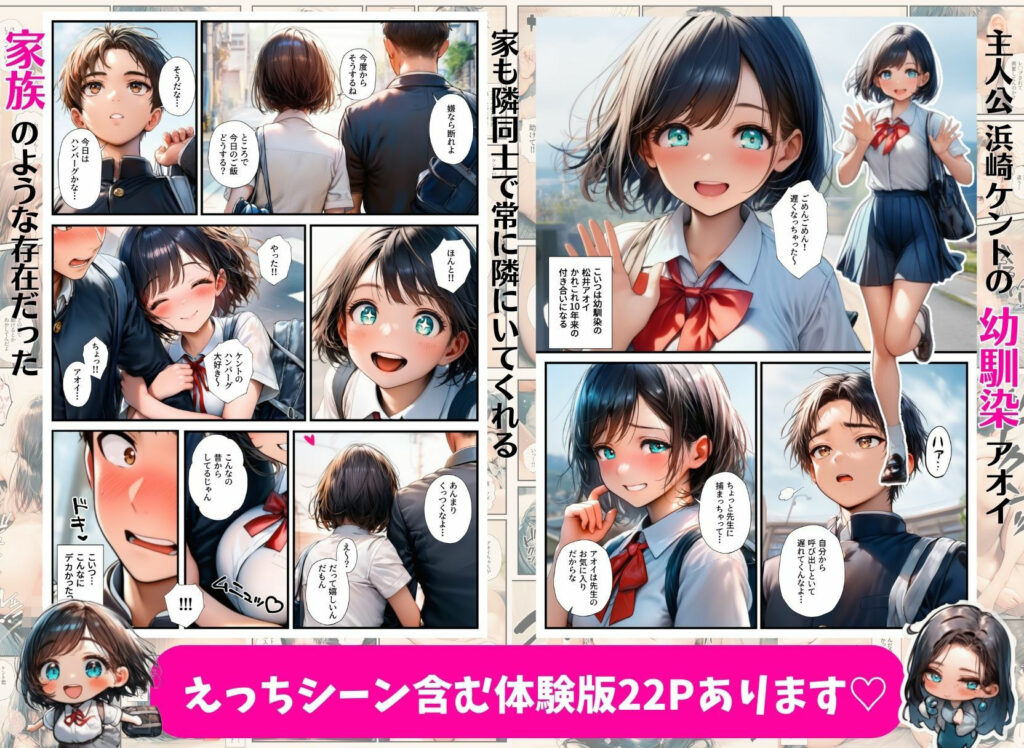 幼馴染の母娘が掴んだ幸せは寝取られだった サンプル画像1 【まんまん屋】