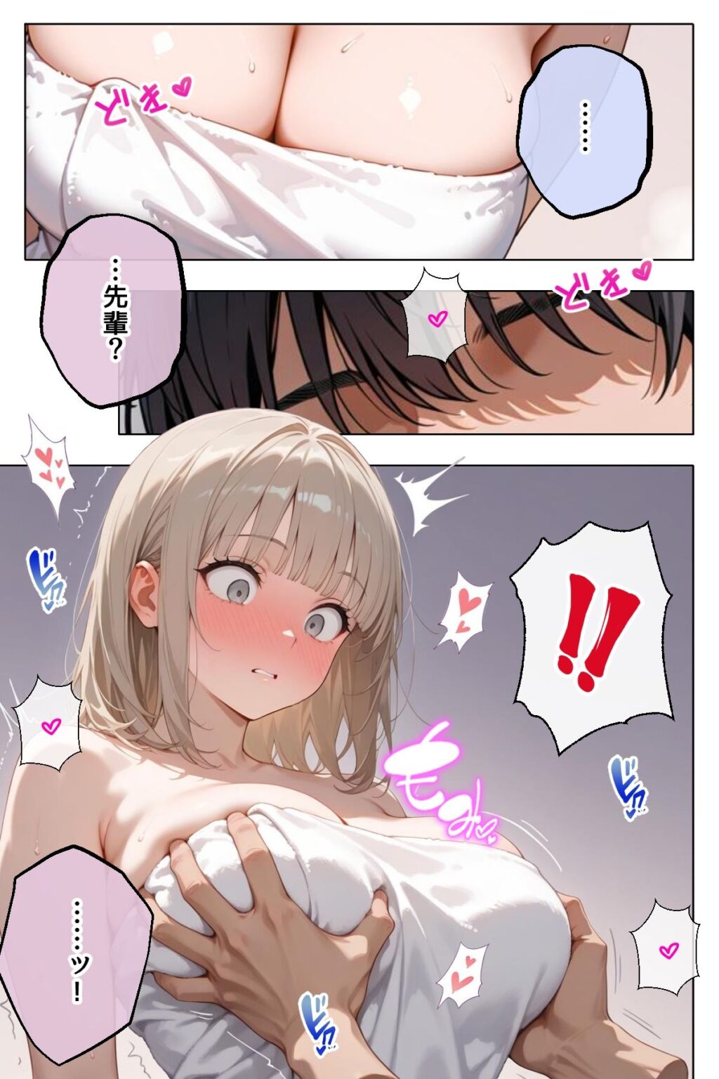笑顔が可愛い巨乳の後輩彼女と、めちゃくちゃS◯Xする サンプル画像8 【ステーキくん】