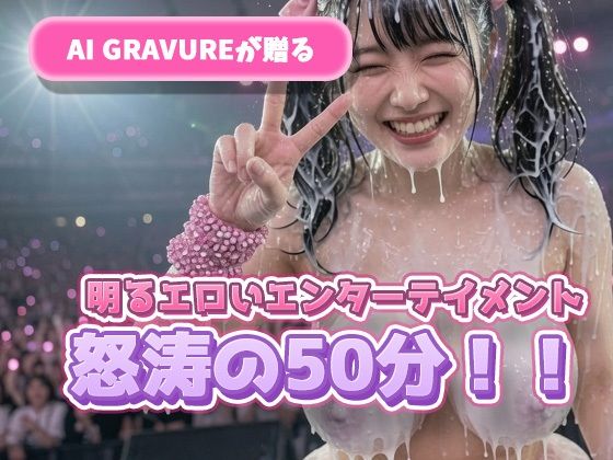 国民的アイドル・愛野しずく 18歳卒業 全裸ラストライブ サンプル画像6 【AI GRAVURE】