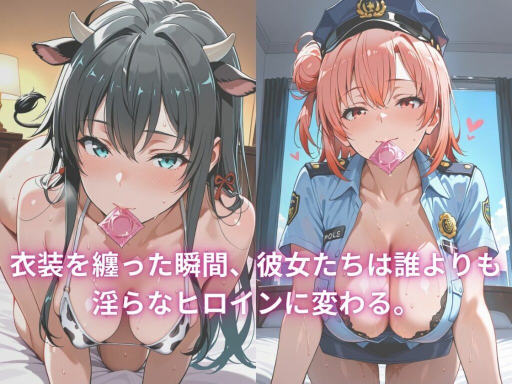 なりきりヒロインズ〜雪◯下雪乃&由比◯浜結衣編〜 サンプル画像2 【オホ顔工房】
