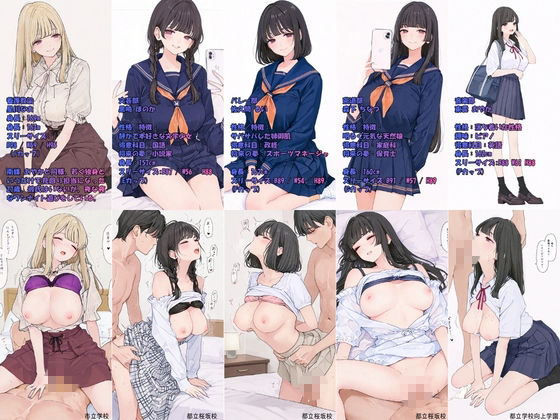 「巨乳爆乳50人！」長乳ロケットおっぱいに上向きおっぱいも！オレのハメ撮り図鑑 サンプル画像2 【カワイイ法人SJMアニメ】