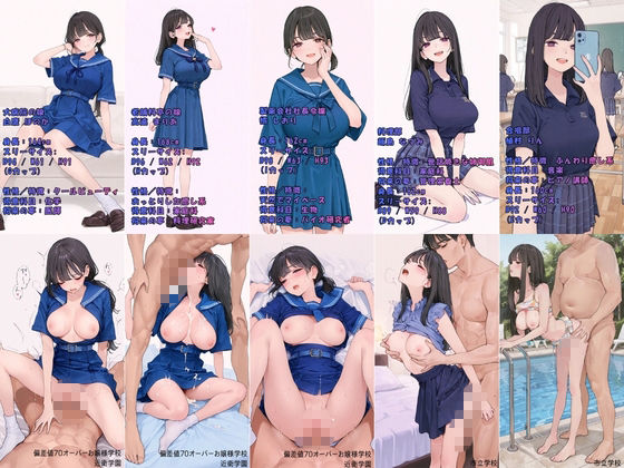 「巨乳爆乳50人！」長乳ロケットおっぱいに上向きおっぱいも！オレのハメ撮り図鑑 サンプル画像8 【カワイイ法人SJMアニメ】