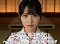 【憑依・洗脳】妖魔浄化士さくら 恐怖の金目太夫編 〜二つの結末〜 ハッピーエンド＆金目太夫勝利バッドエンド アイキャッチ画像 【同人ランクス】