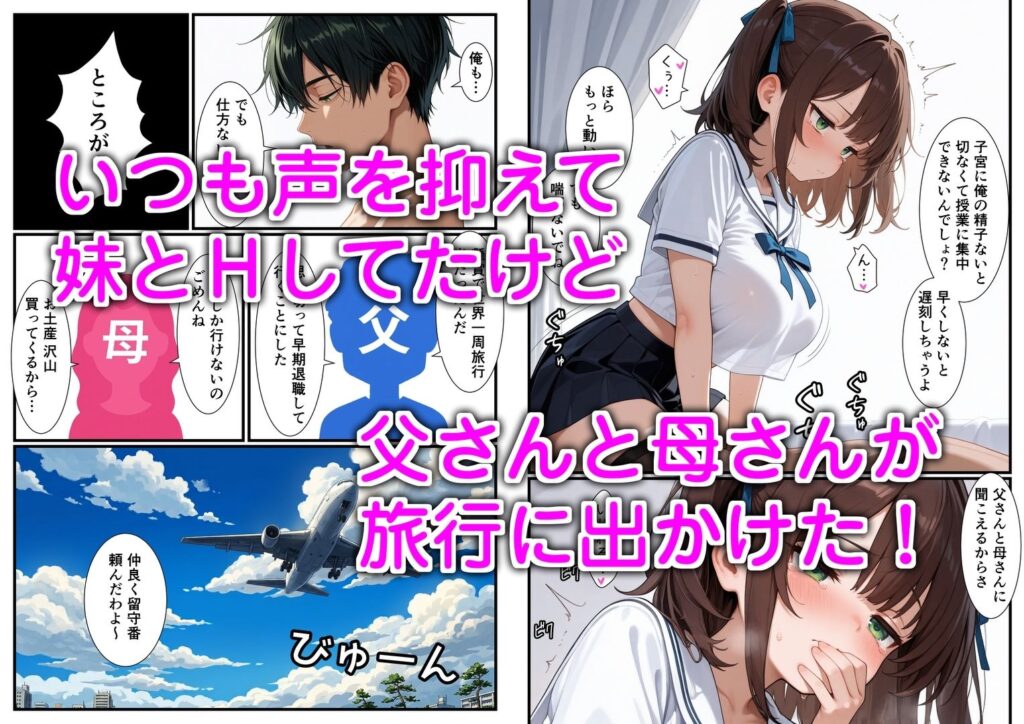 妹と恋人ごっこ 交尾ごっこ4 〜コスプレえっち編〜 サンプル画像1 【エロ漫画専門店・南国ピンク】