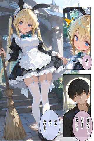 メイド(♀?)?のお仕事(2) サンプル画像1 【ノワール・アトリエ】