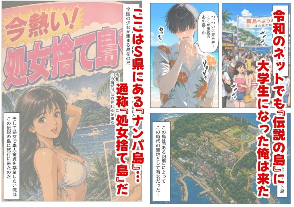 『処女捨て島』昭和に俺が転生したらエロすぎた史実 サンプル画像2 【【ハマダ商店】】