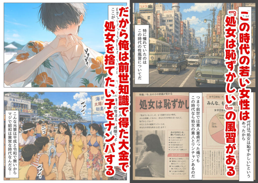 『処女捨て島』昭和に俺が転生したらエロすぎた史実 サンプル画像3 【【ハマダ商店】】
