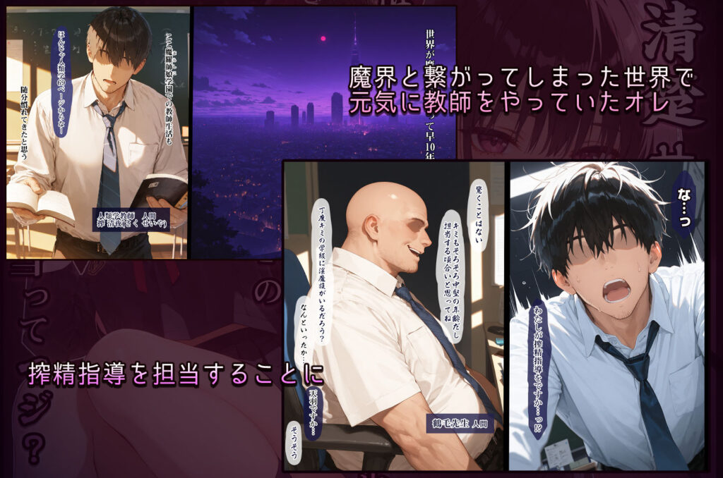 清楚サキュバス 世界が魔界と繋がって早10年 オレが教え子の搾精指導担当ってマジ? サンプル画像2 【EchicalH】
